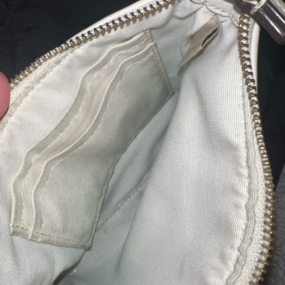 Cream & Gold Coach Wallet - Picture 4 of 4